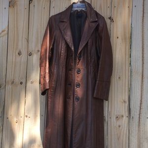 Vintage leather coat